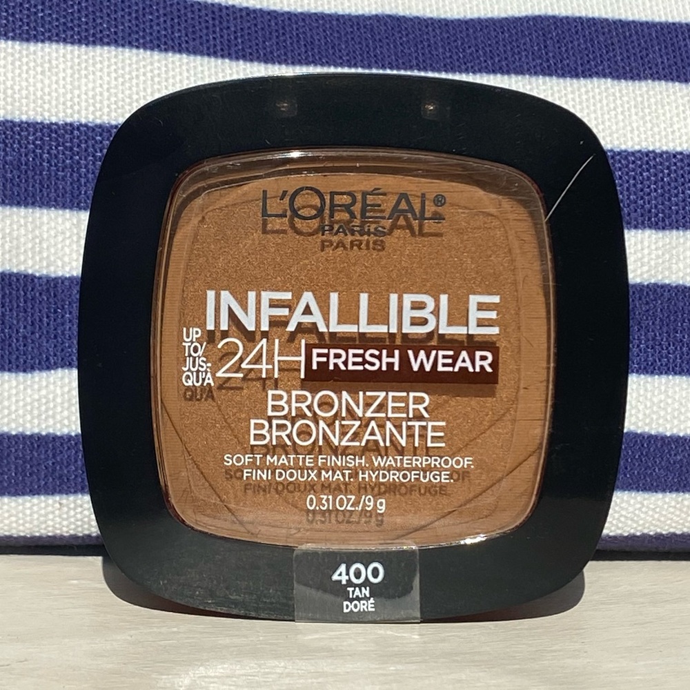 ✌🏼3/$30✌🏼L’Oreal Paris Infallible 24H Fresh Wear Bronzer - 400 Tan